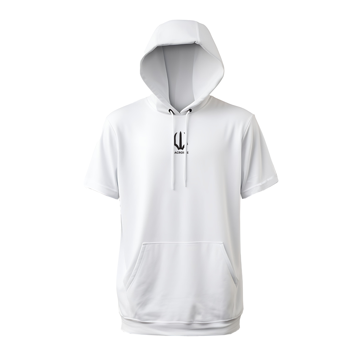 Wolf Athletics - Premium Unisex Short Sleeve Hooded Sweatshirt White