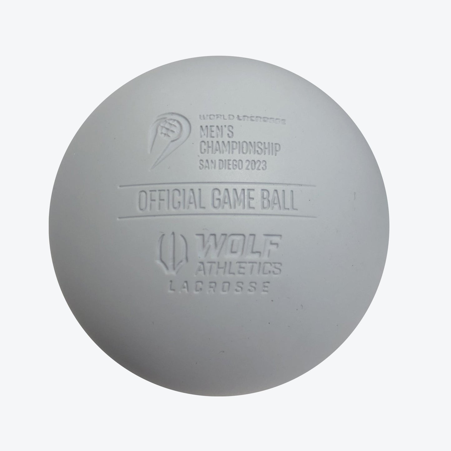 World Lacrosse Practice Ball - White - 95 Pack